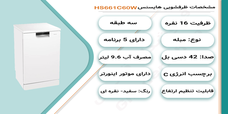 اینفوگرافیک-ماشین-ظرفشویی-16-نفره-هایسنس-مدل-HS661C60W