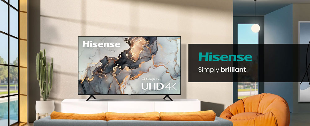 طراحی زیبای تلویزیون 65 اینچ هایسنس مدل 65A61H