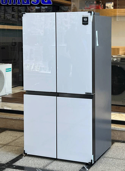طراحی مدرن و زیبای یخچال فریزر هایسنس مدل RQ7G5 ترکیبی از عملکرد و زیبایی